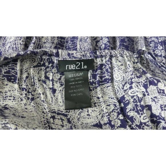 Rue21 Floral Maxi Dress Sundress Purple Summer Floral Y2K Size M Whimsy Goth - Picture 7 of 10